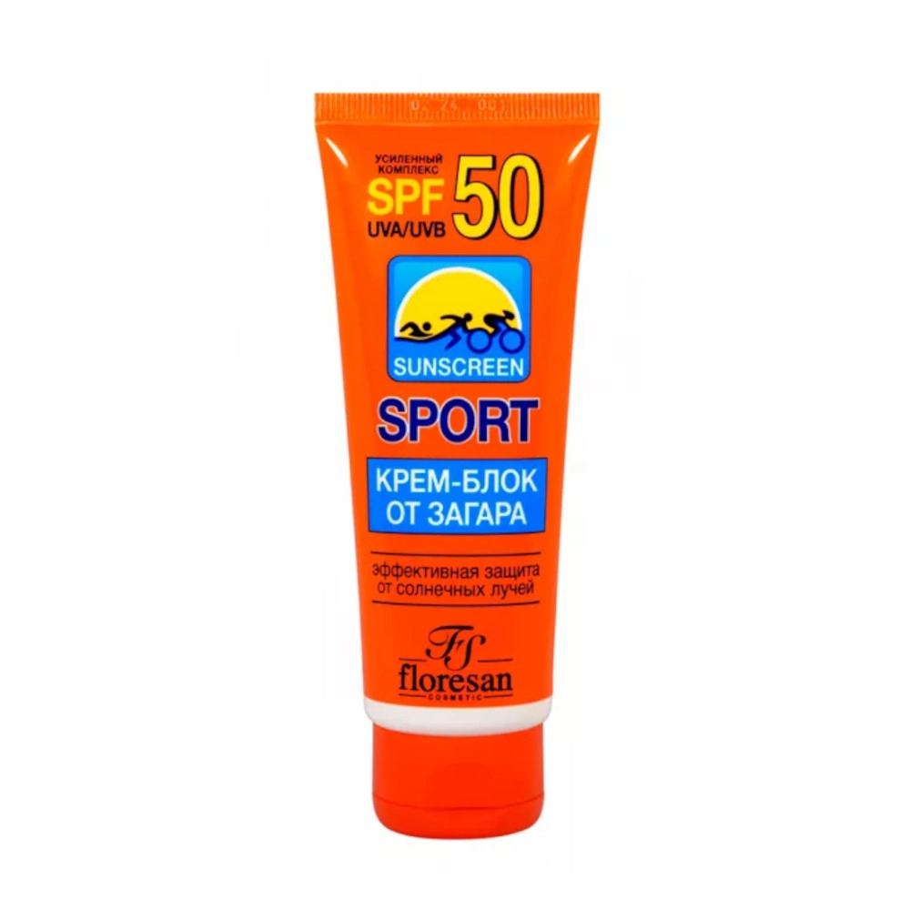 изображение Солнцезащитный крем Floresan Sun Sport SPF50 Ф-106 60мл от интернет-аптеки ФАРМЭКОНОМ