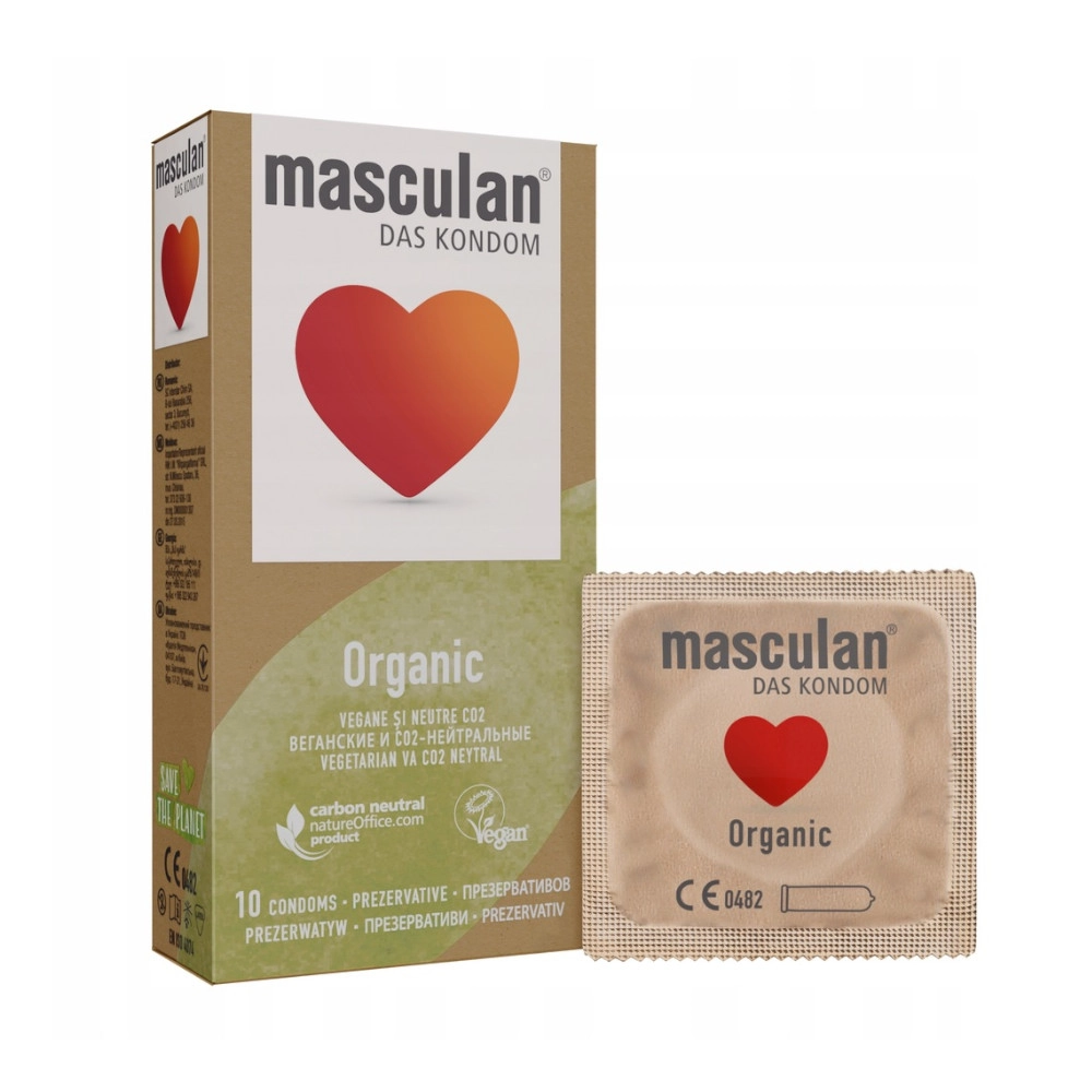 изображение Презервативы Masculan Organic 10шт от интернет-аптеки ФАРМЭКОНОМ