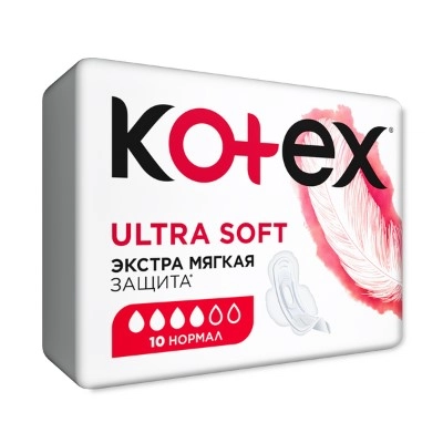 изображение Прокладки критич. Kotex Ultra Soft normal N10 от интернет-аптеки ФАРМЭКОНОМ