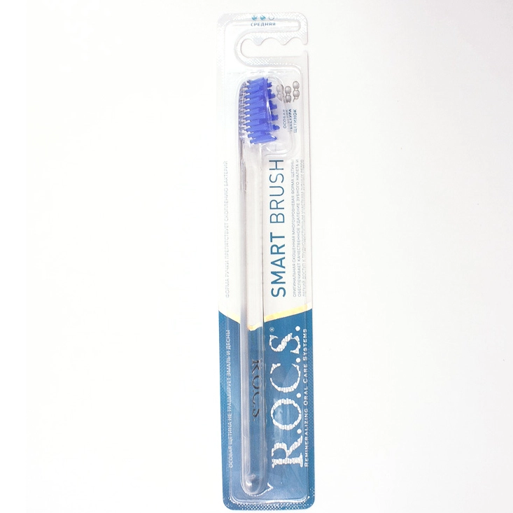 изображение Щетка зубн. R.O.C.S. модельная medium (цвет в ассорт.) от интернет-аптеки ФАРМЭКОНОМ